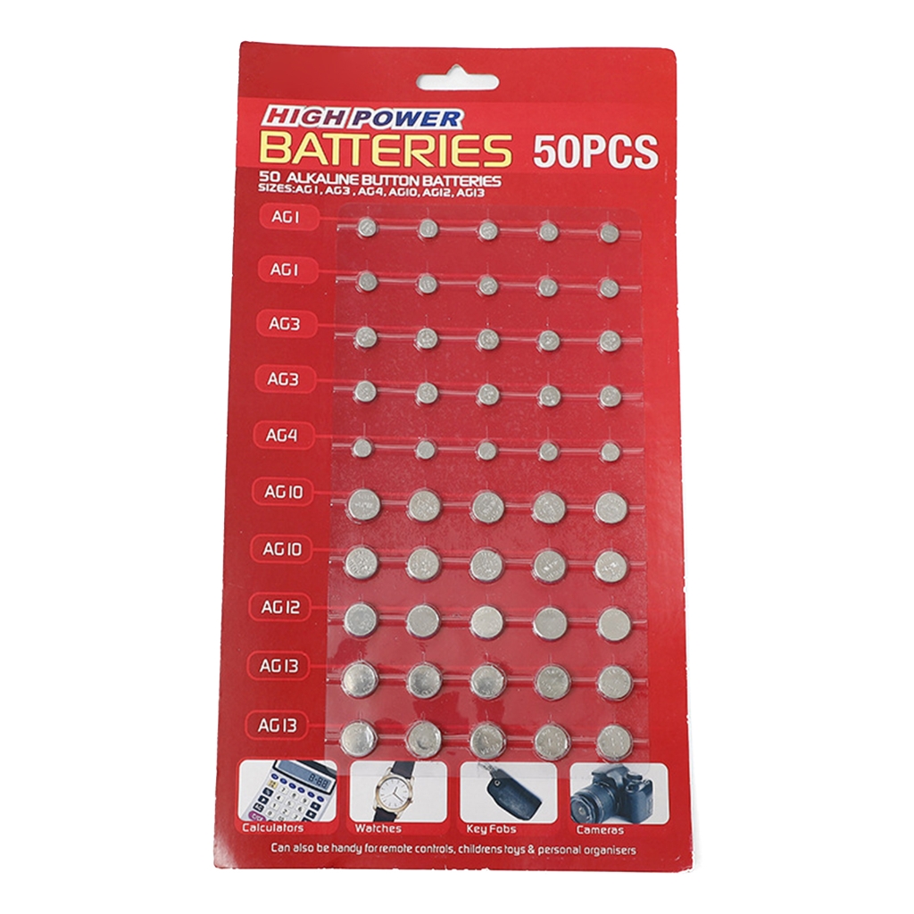 10 Batterie Pile VINNIC L1154 AG13 LR44 A76 V13GA RW82 303/357-1W