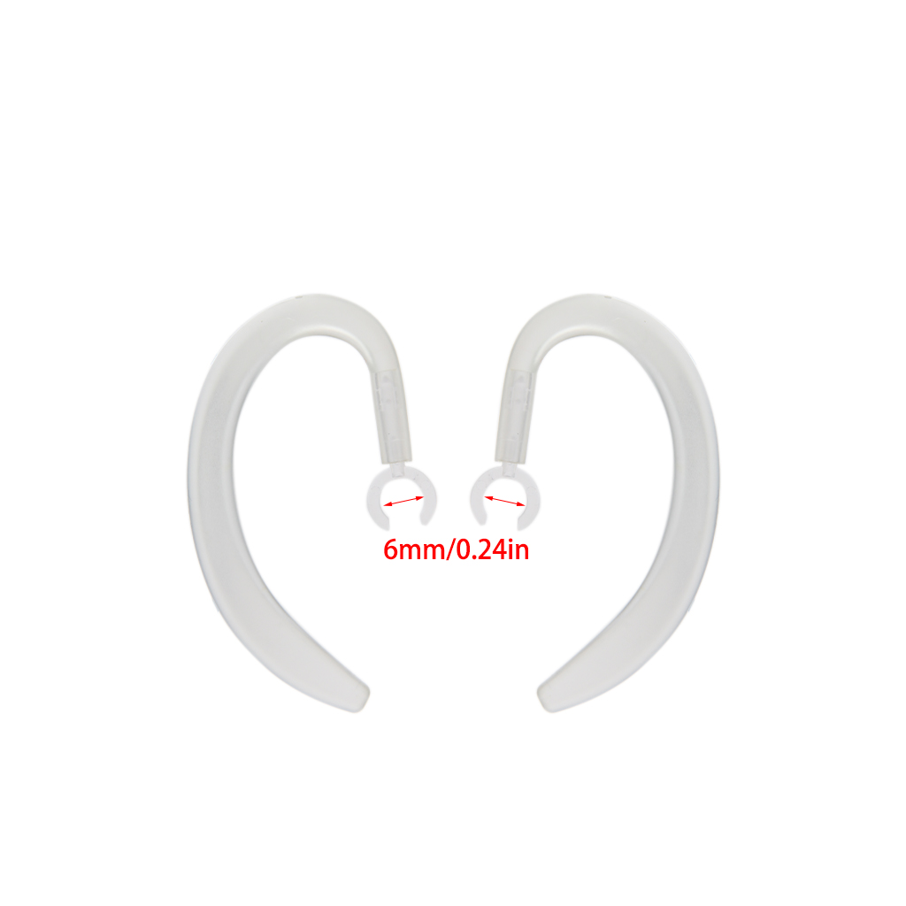 Earhooks Ear Hook Hook Clamp Holder Silicone Protect Anti-Lost Wireless Earphone Retractable Clip Accessories 2pcs_voghion.com
