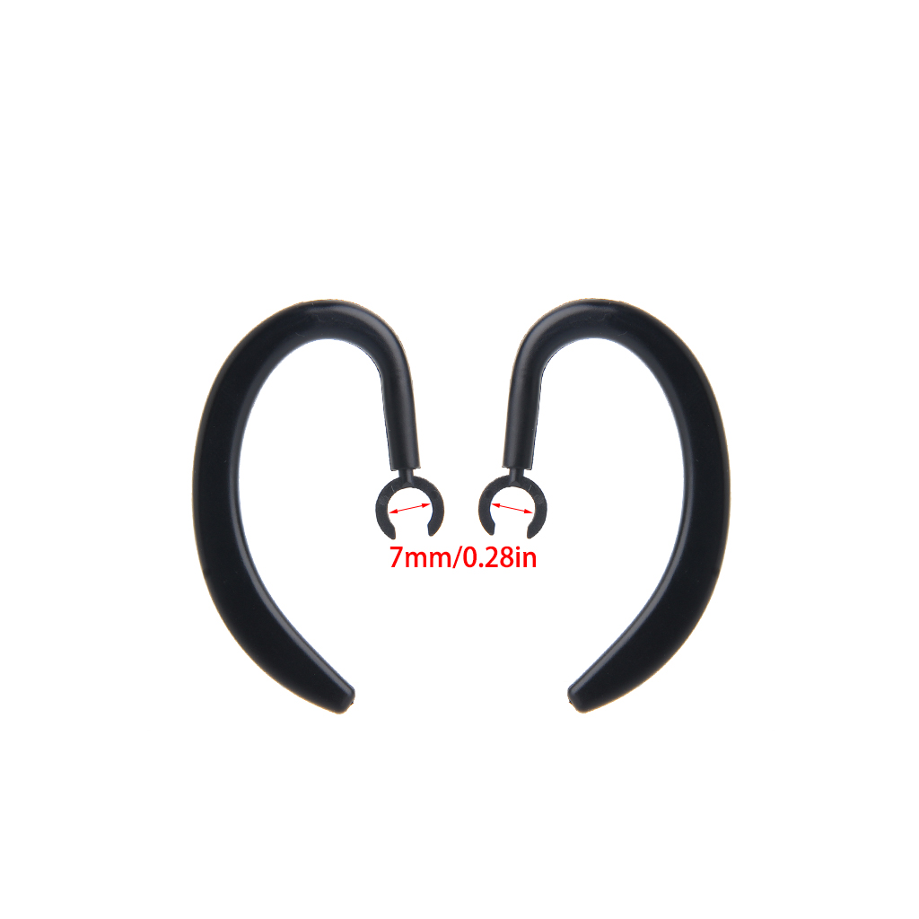 Earhooks Ear Hook Hook Clamp Holder Silicone Protect Anti-Lost Wireless Earphone Retractable Clip Accessories 2pcs_voghion.com
