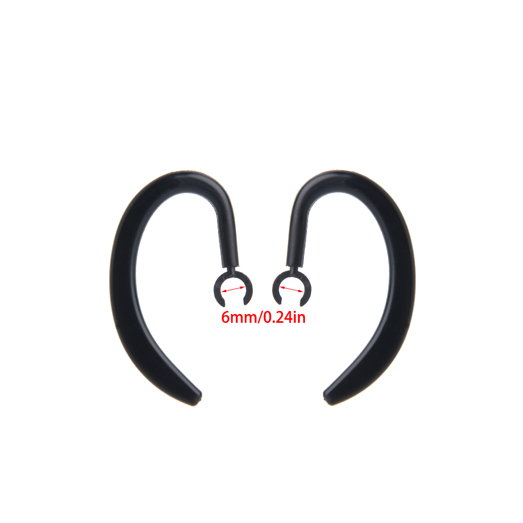 Earhooks Ear Hook Hook Clamp Holder Silicone Protect Anti-Lost Wireless Earphone Retractable Clip Accessories 2pcs_voghion.com