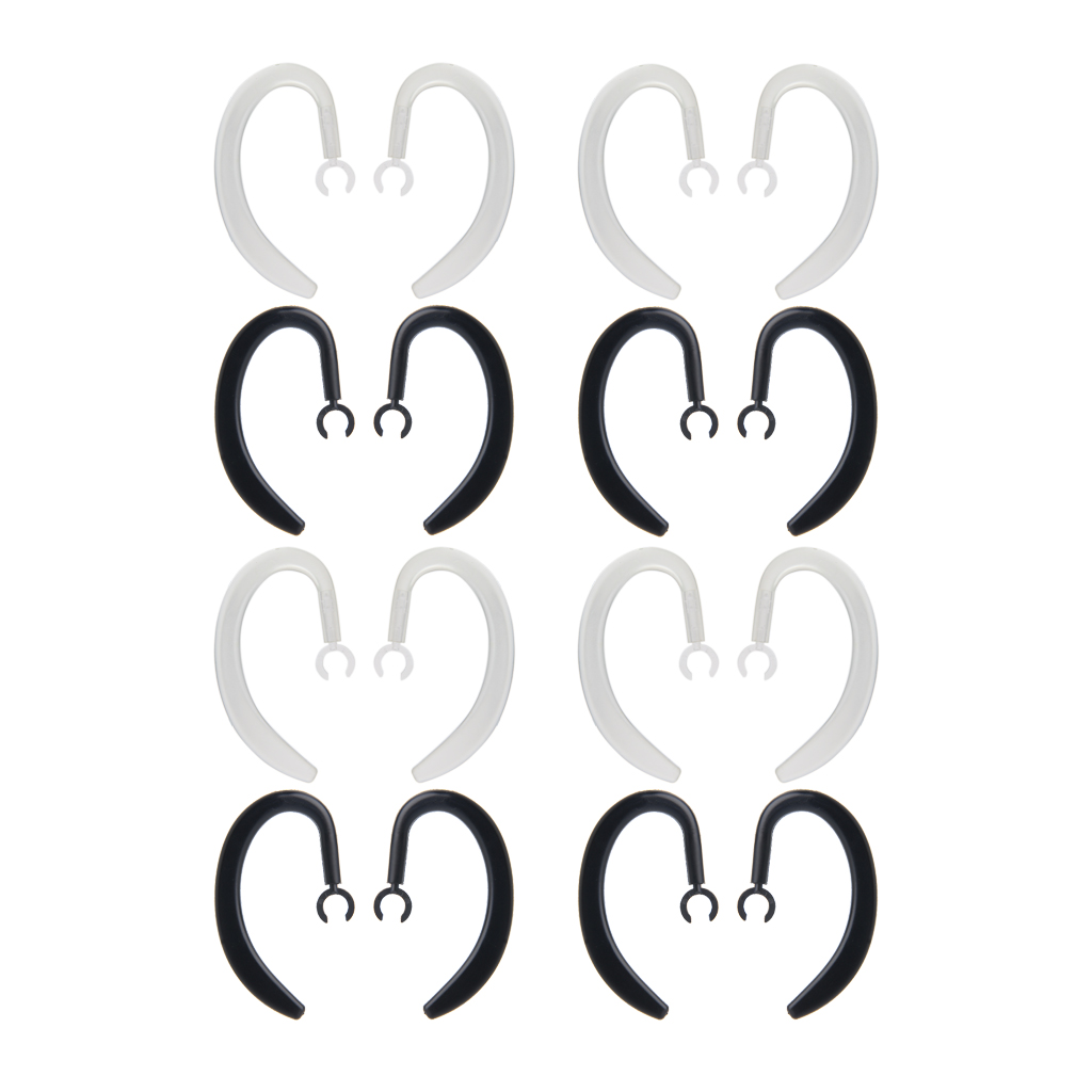Earhooks Ear Hook Hook Clamp Holder Silicone Protect Anti-Lost Wireless Earphone Retractable Clip Accessories 2pcs_voghion.com