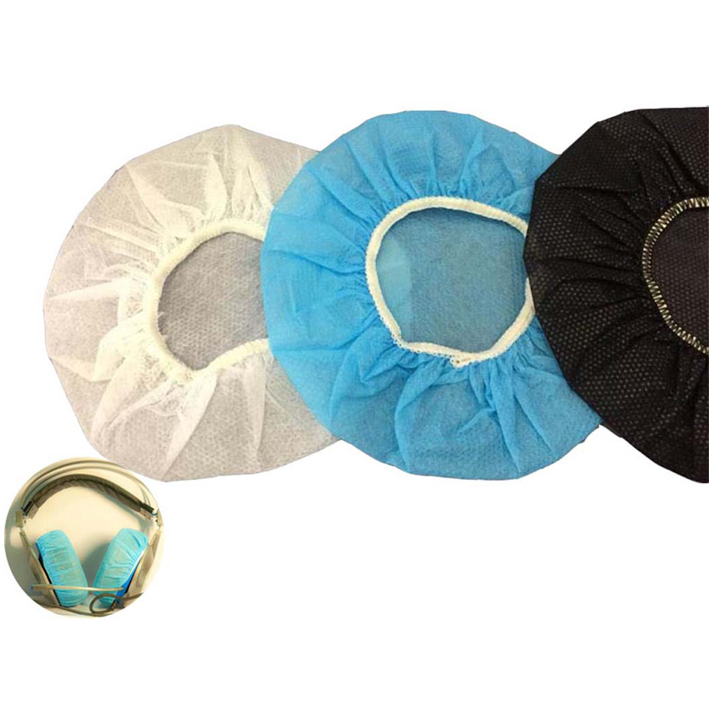 100 Pieces/set Headphone Dustproof Cover Non Woven for Most On-Ear Headphones_voghion.com