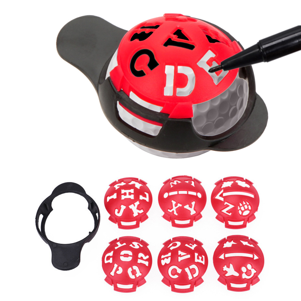 Golf Ball Line Liner Golf Accessories Golf Ball Line Markers Drawing Marking Alignment Putting Tool, 7 Pack_voghion.com
