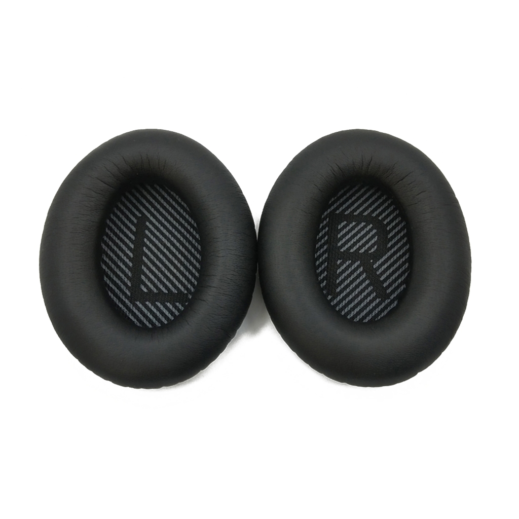 Earpads Ear Cushion for QC25 QC35 Quiet Headset Ear Pad Soft Memory Foam Leather_voghion.com