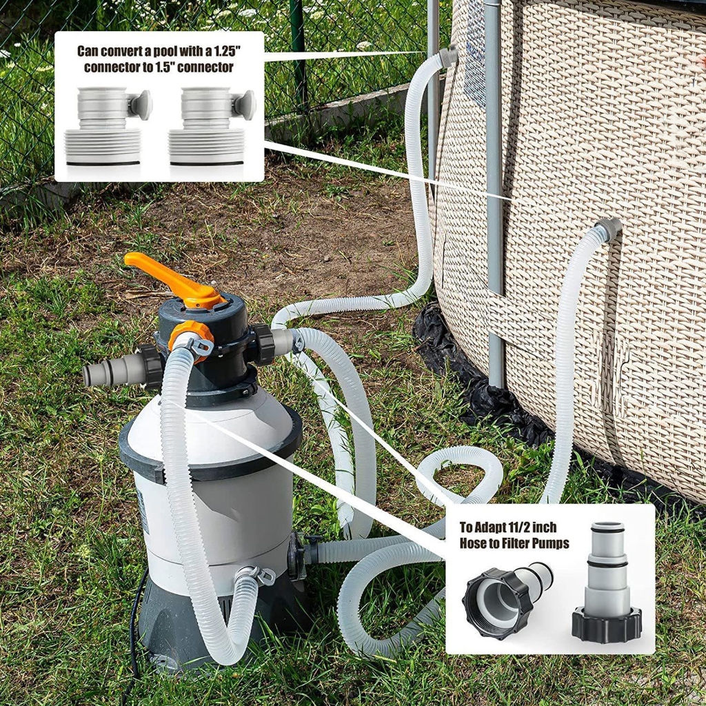 Pools Replacement Hose Set Swimming Pool Replacements Kits Tube Filter ...