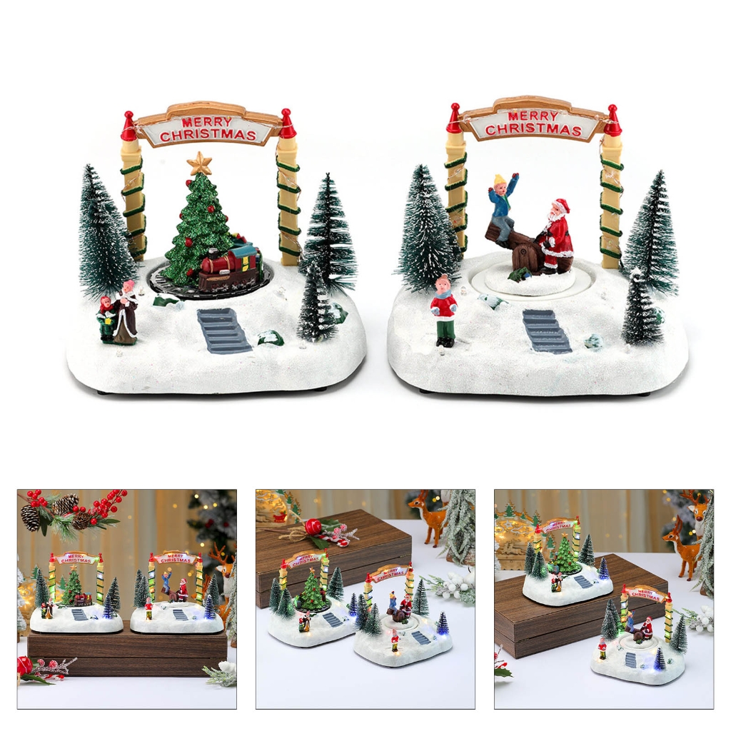 Illuminateds Rotating Music Box Featurings Clear Sound and Dynamic ...
