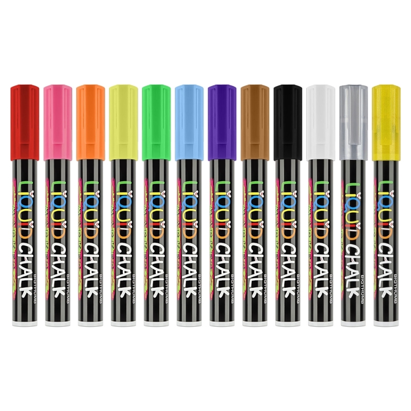 12 Colors Whiteboard Markers Erasable Colorful Marker Pens for School  Office Whiteboard Chalkboard